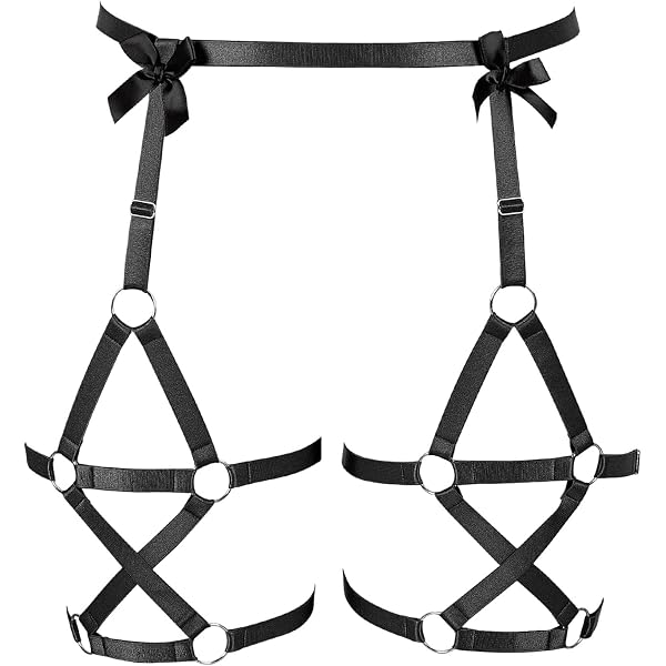 Women's Full Body Harness Bra Garter Belt