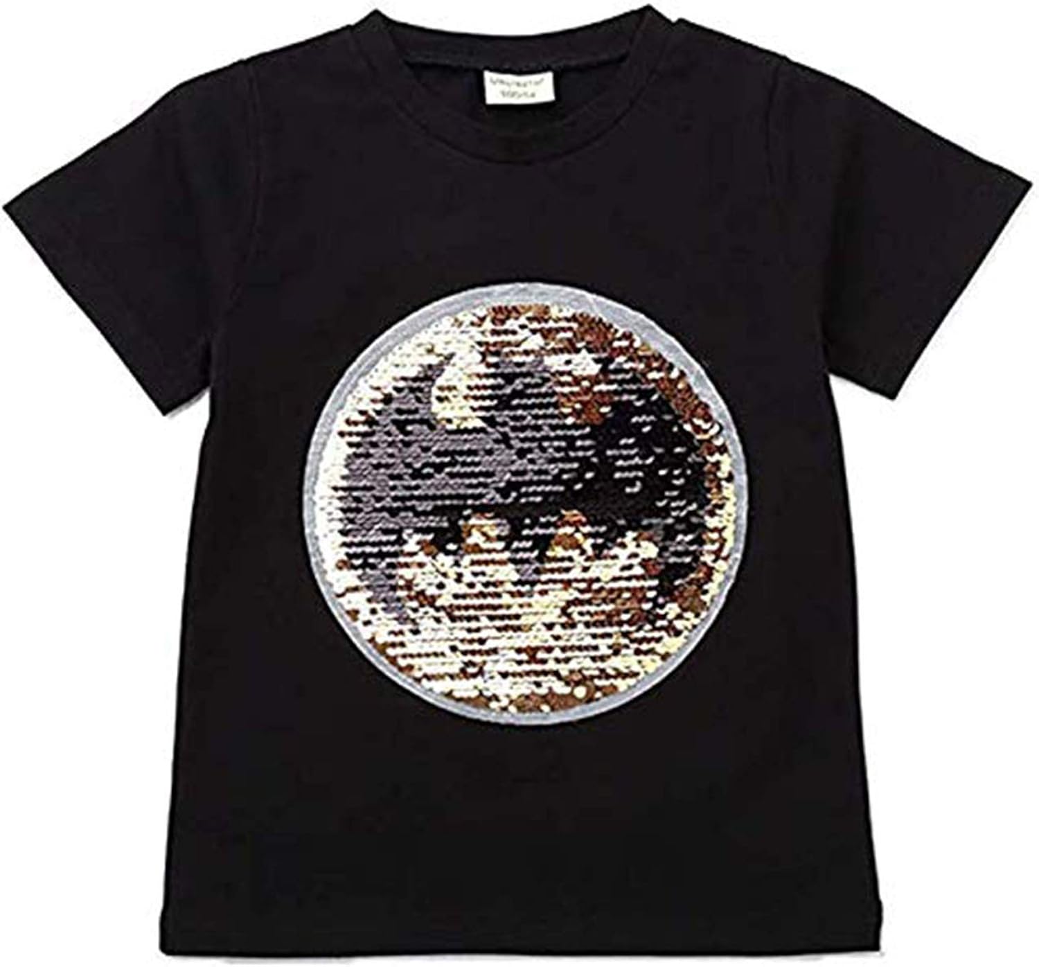 Flip Sequin Magic TShirt Cotton Short Sleeve Tees Tops Boys Kids (Size