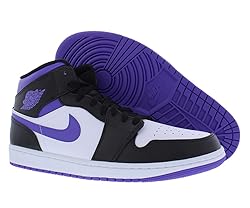 Nike Women's WMNS Air Jordan 1 Mid Trainers, Black