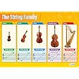 String Instruments Family Music Classroom Poster - EXTRA LARGE 33” x 23.5” - Gloss Paper - Music Middle & High School Class Decoration - Wall Charts by Daydream Education.