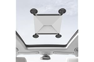 GUNOVY Starlink Mini Sunroof Suction Cup Mount Black Starlink Mini Car Mount Secure Suction Cup Mounting Kit for Car, Window, Sunroof, RVs, Boats-Strong Suction for Stable Satellite Signal During Driving