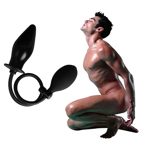 Dulexo Analstöpsel, Aufblasbarer Analplug, SM Anal Pump Plug, Anal-Zapfen, Butt Plug, Sexspielzeug für Anfänger, Erfahrene, M