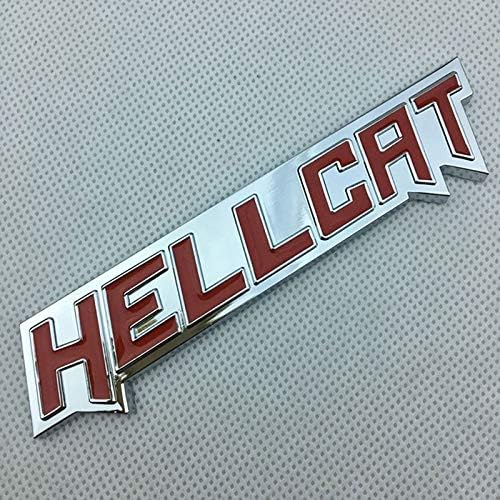 Logo emblem for Bodywork metal letters sticker for Dodge Coolway Challenger Demon Hellcat,Silver
