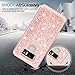 LeYi for LG G6 Case,LG G6 Plus Glitter Case with HD Screen Protector for Girls Women, Cute Bling Heavy Duty Protective Phone Case Cover for LG G6 / G6 Plus Rose Gold
