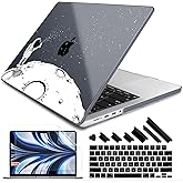 DONGKE Case for M5 MacBook Pro 14 inch 2025 2024-2021 M4 M3 M2 M1, Plastic Hard Shell Cover Compatible with A3434 A3112 A3401 A3185 A2992 A2779 A2442, Retina XDR Display & Touch ID, Astronaut
