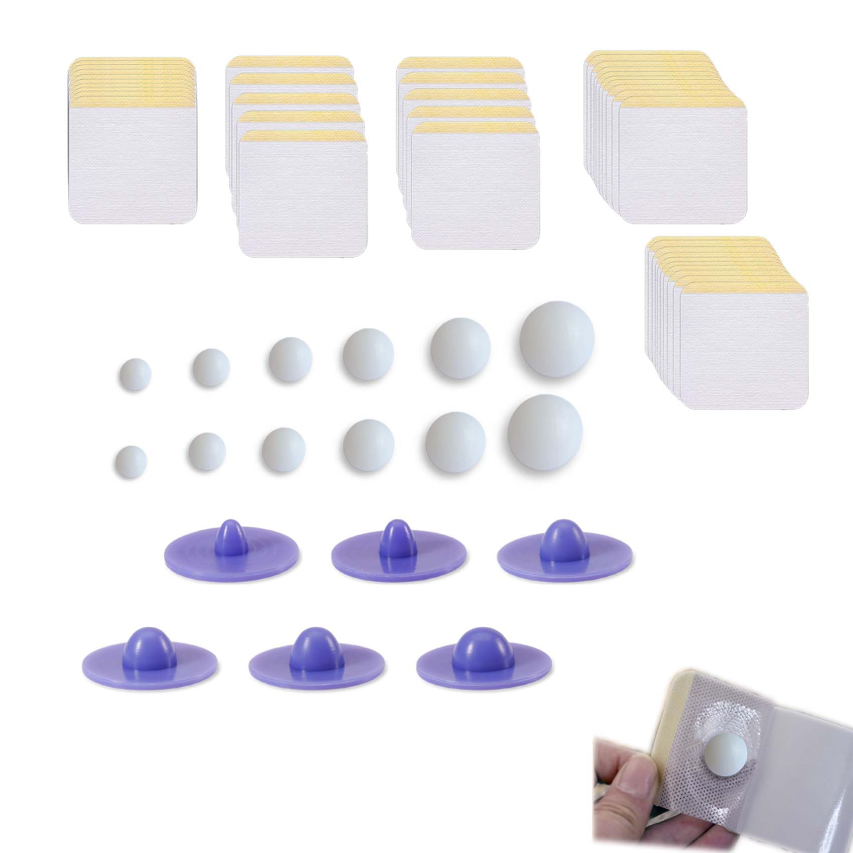 Photo 1 of 18 PC Soft Silicone Belly Button Plug for Tummy Tuck Recovery - Assorted Sizes, Comfort Fit, Premium Material