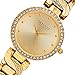 SO&CO New York Women's 5062.2 SoHo Quartz Stainless Steel 23K Gold-Tone Chain Link Crystal Accented Bracelet Watch