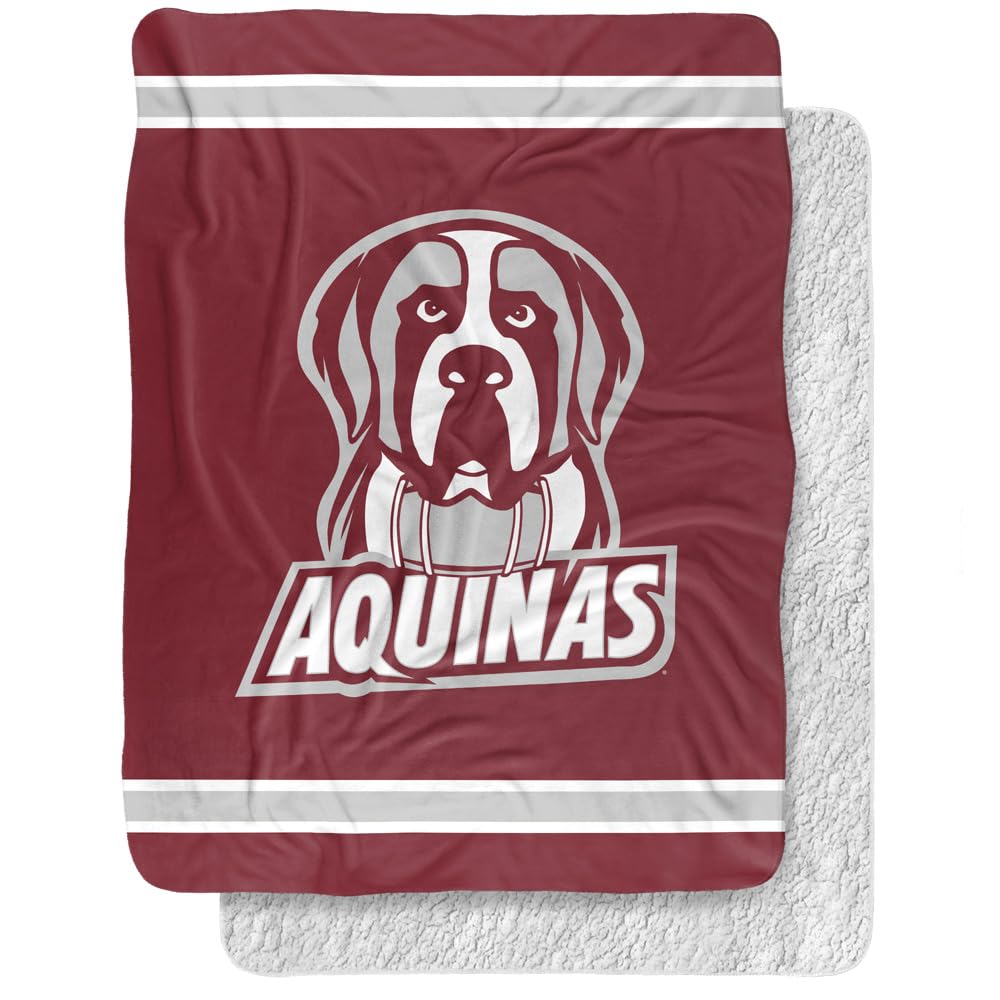 Aquinas College Blanket, 60"x80" Primary Logo Silky