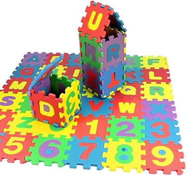 Nabhya-36Pcs Baby Child Number Alphabet Puzzle Foam Maths Educational Toy