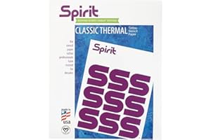 Spirit® Classic Thermal Tattoo Transfer Paper 8.5" X 11" - 100 Sheets, Tattooing Stencil Paper, Proudly made in the USA