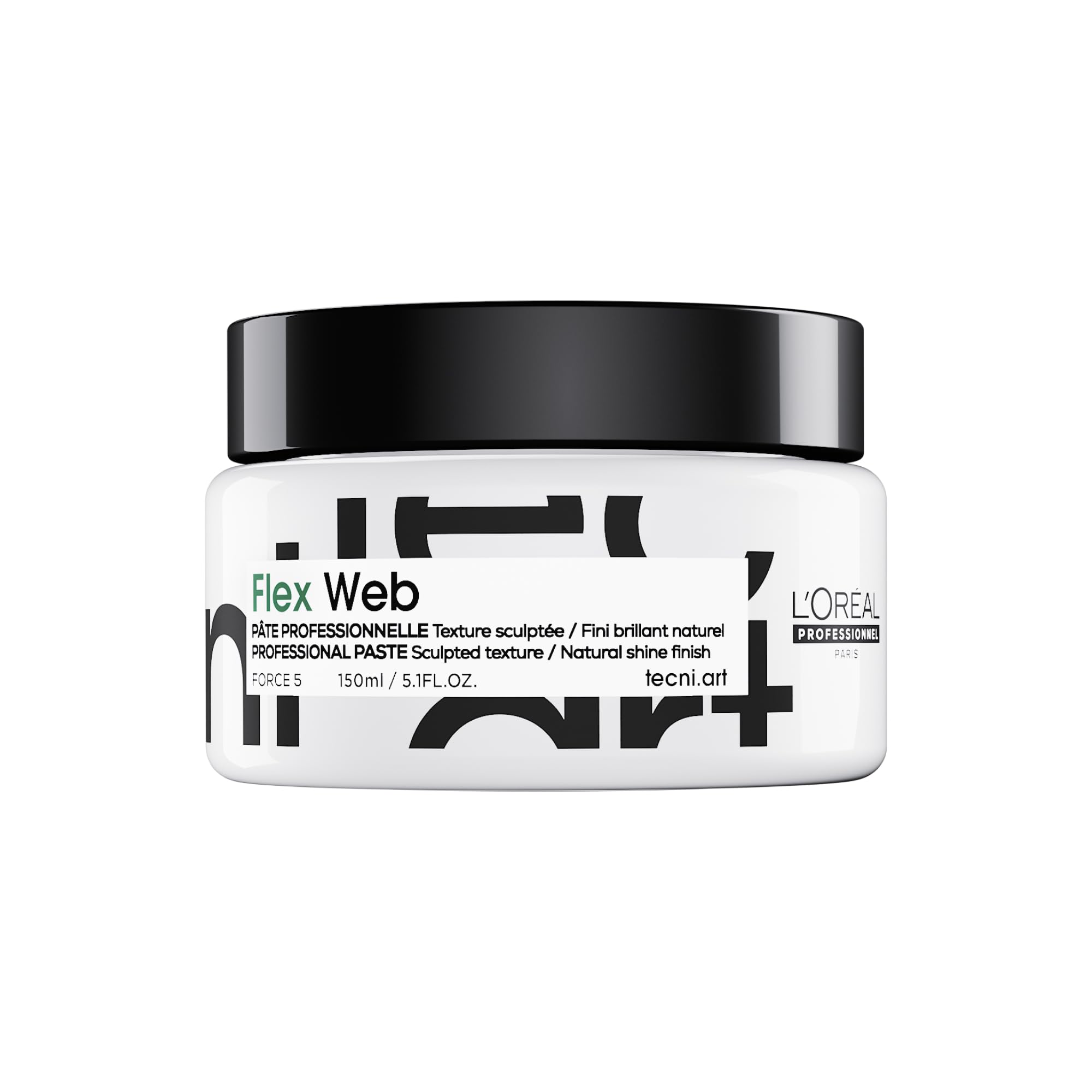 Photo 1 of L'Oréal Professionnel Paris Flex Web Texture Paste - Strong Hold Pomade and Styling Gel For All Hair Types, Packaging May Vary