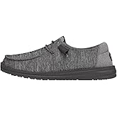 HEYDUDE Wendy Stretch Canvas Women’s Shoes, Women’s Slip-on Loafers, Comfortable & Light-Weight