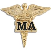 PinMart Caduceus Nursing Enamel Lapel Pin