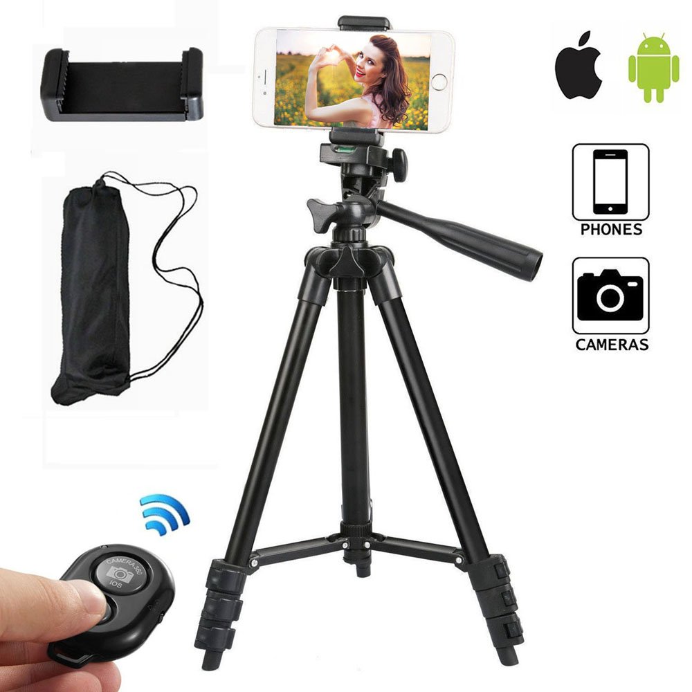 Flexible Trípode Cámara Reflex iPhone Trípode con Control Remoto y soporte para