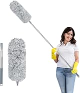 Fogray 2026 Upgraded Extendable Duster Telescopic Soft Silicone Cap Microfiber