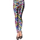 YOBOKO Mermaid Leggings, Mermaid Fish Scale Printed Leggings Stretch Tight Pants for Women Pants S-3XL (L-XL, Colorful)