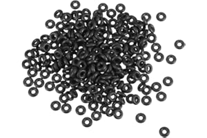 uxcell Nitrile Rubber O-Rings 7mm OD 3mm ID 2mm Width, Metric Sealing Gasket for Automotive Machine Plumbing, Pack of 200