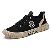 Summer Casual Outdoor Low Top Men Shoes Canvas Slip-on Breathable Non-Slip Lightweight Comfort Travel Sport Jogging Shoes