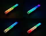 EZDIY-FAB ARGB DDR RAM Cooler Heatsink 5V 3Pin Motherboard Sync Black 2 Pack view 3