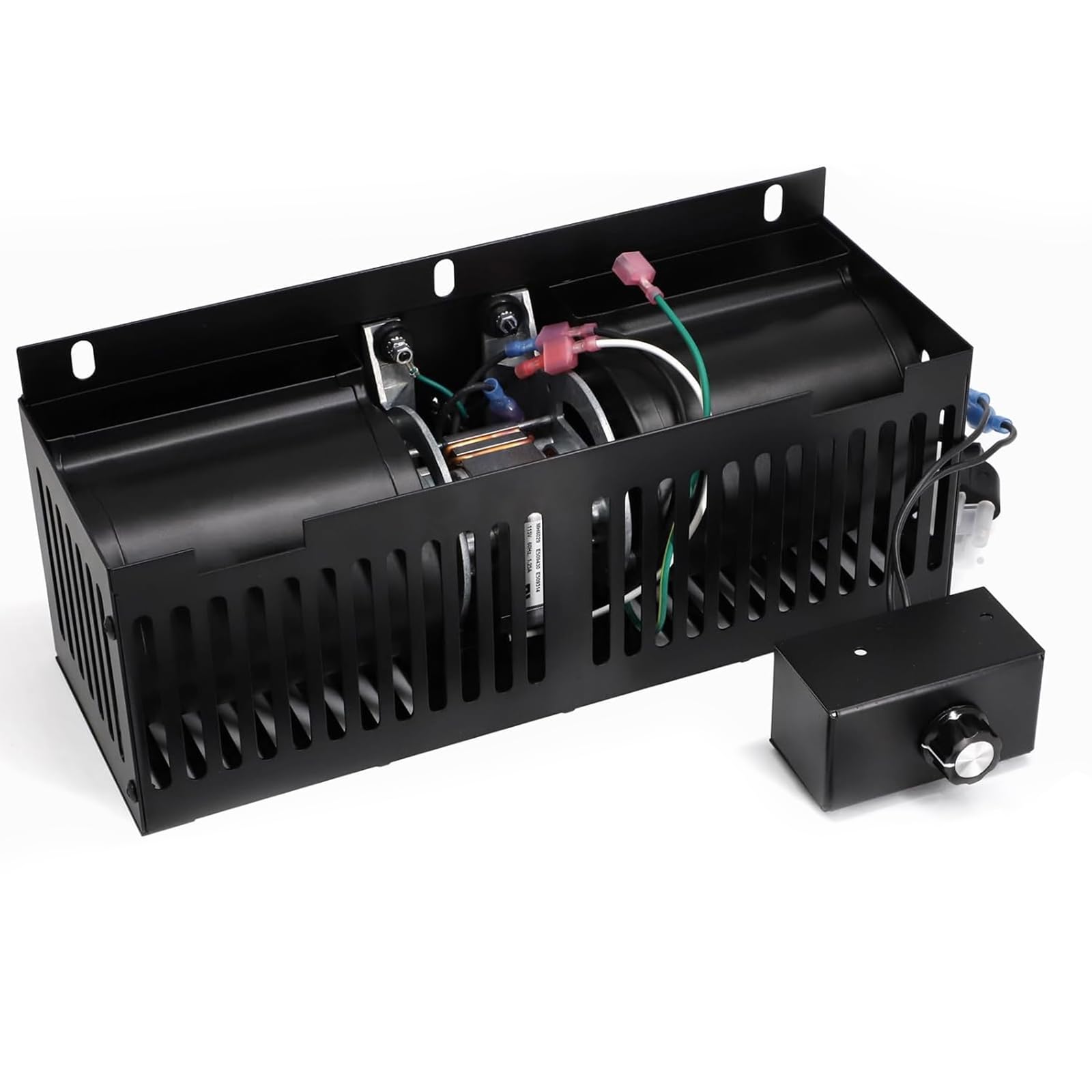 Photo 1 of Criditpid 99000118 Rear Mount Blower Fan Assembly for Lopi Answer, Endeavor, Liberty, Leyden, 1250/1750 Wood Stove, Avalon Pendleton, Rainier, Olympic, Arbor, Mission, Cottage Wood Stove.