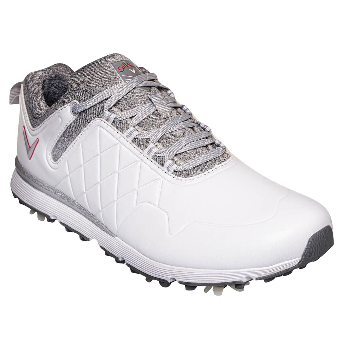 Callaway Golf Lady Mulligan Women's Waterproof Golf Shoe,White Heather,7.5 UK