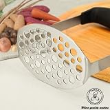 Starchef Stainless Steel Masher Ricer with Soft Handle Black view 8