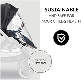 hauck Universal Pushchair Seat Rain Cover Transparent Waterproof view 7