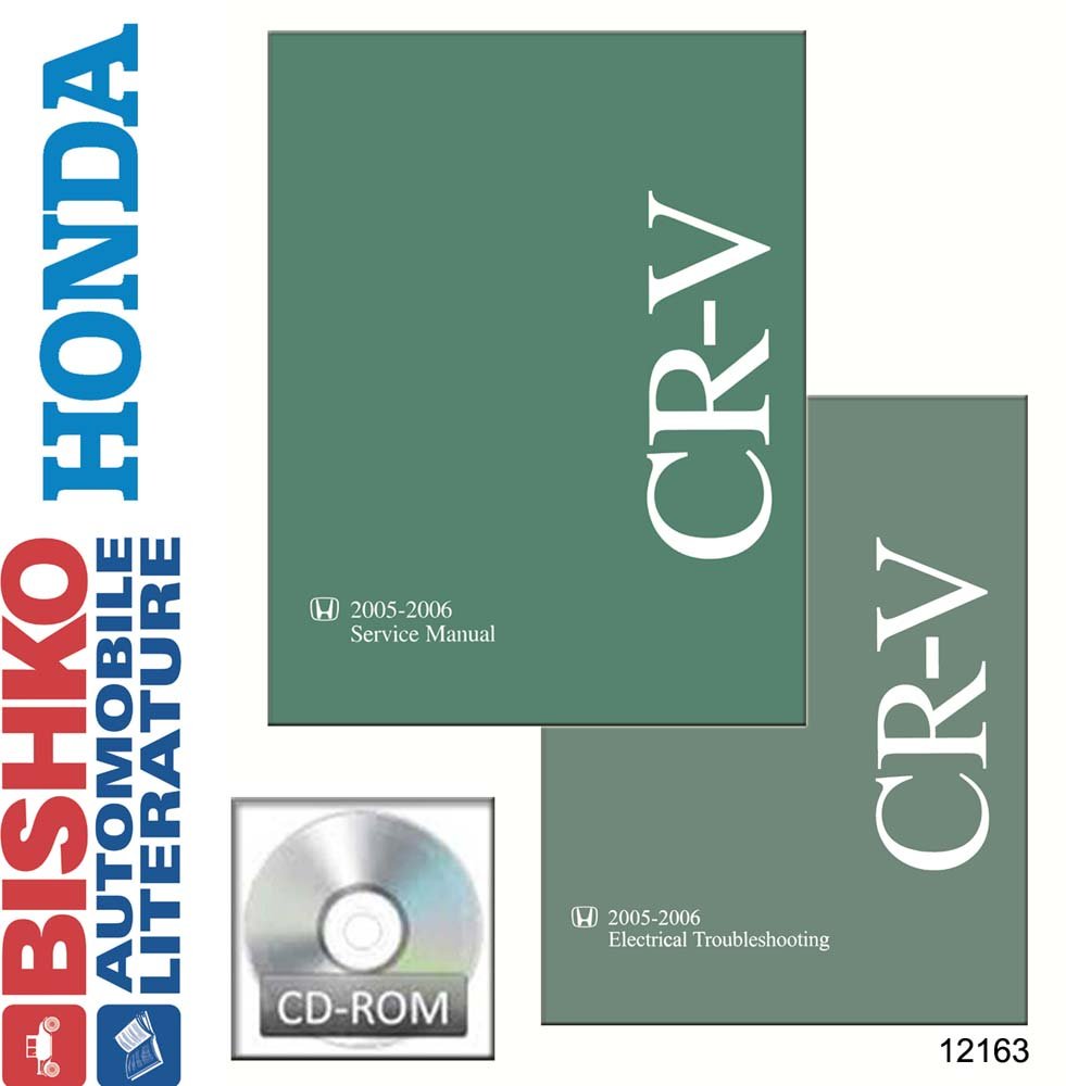 Amazon.com: bishko automotive literature 2005 2006 Honda CR-V Shop Service  Repair Manual CD w/ETM Manual OEM: Automotive