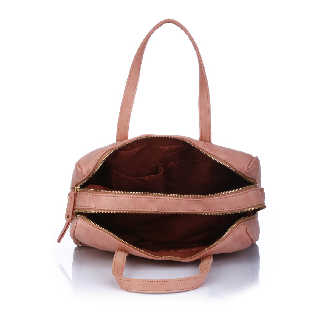 caprese brownie women's satchel (blush) ()