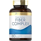 Carlyle Triple Action Fiber Complex | 180 Capsules | Vegetarian, Non-GMO and Gluten Free Supplement