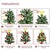 MAOYUE Tabletop Christmas Tree 20 Inch Artificial Christmas Tree Lighted Mini Christmas Tree with Lights 8 Modes for Christmas Decorations, Home Decor, Office, Kitchen, Dining Table