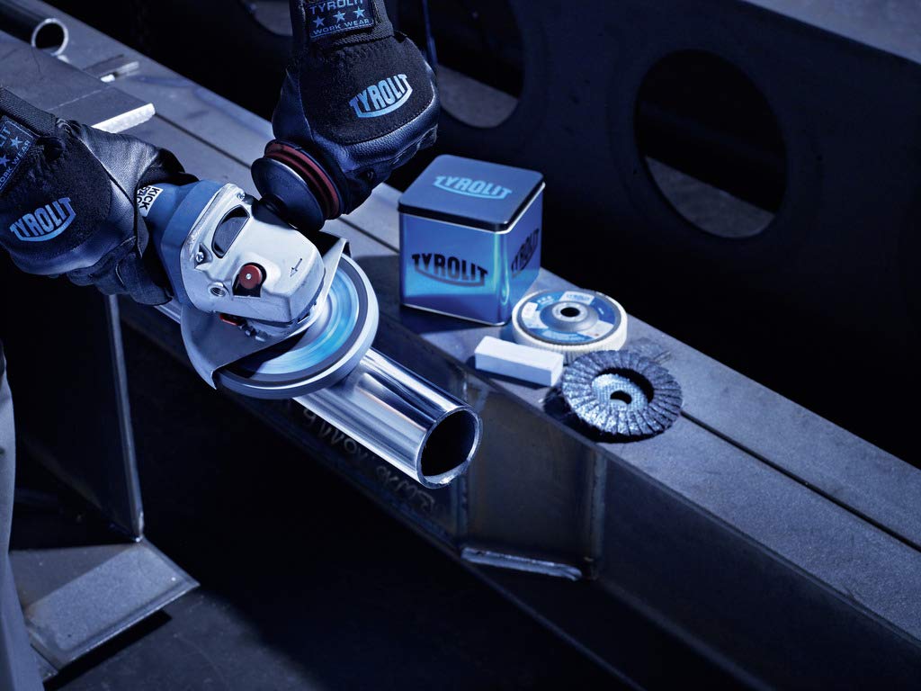 Tyrolit 21262 polishing wheel for steel and stainless steel 115 mm kit