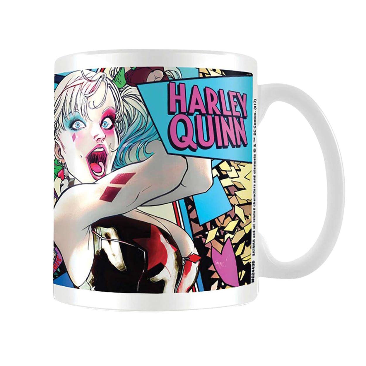 Pyramid International Batman (Harley Quinn Neon) Mug - 10Oz / 315Ml Ceramic Mug - One Size
