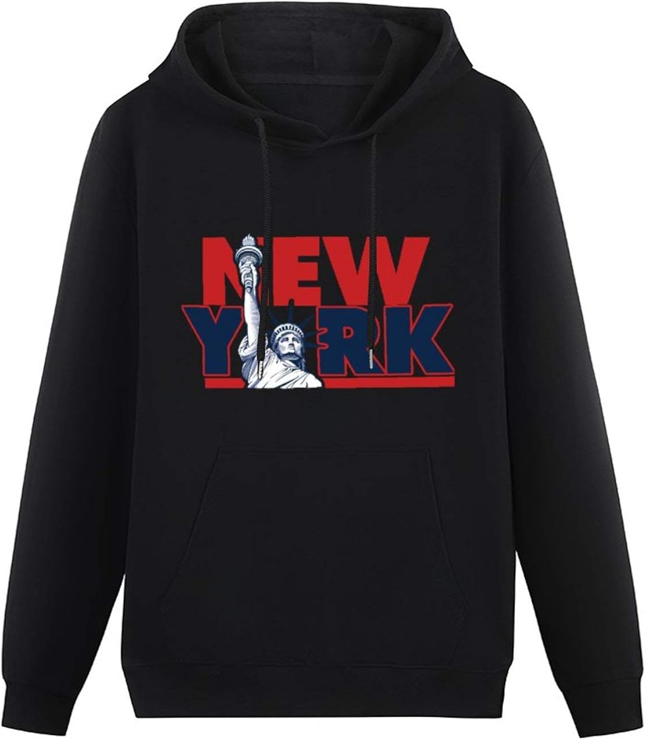 Fashion Pullovers Hoodie New York City and Statue of Liberty USA Hooded Sweater Male