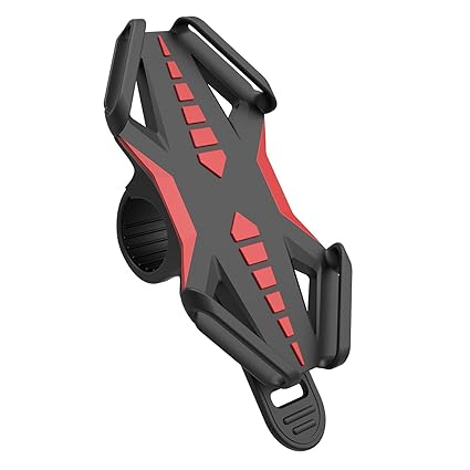 VOGEK Fahrrad Handyhalter, Universal Silikon Handyhalterung Fahrrad Motorradhalter Fahrradlenker Handy Halterung für iPhone/S