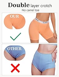 ALLBASE Womens Boxer Briefs Soft Modal High Waisted