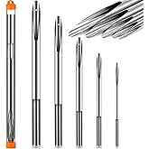 Zhengmy Set of 5 Rope Splicing Tools Braided Rope Splicing FID Kit Stainless Steel Knotter Tools Handle Yacht Line and Hollow Braided Lines Set