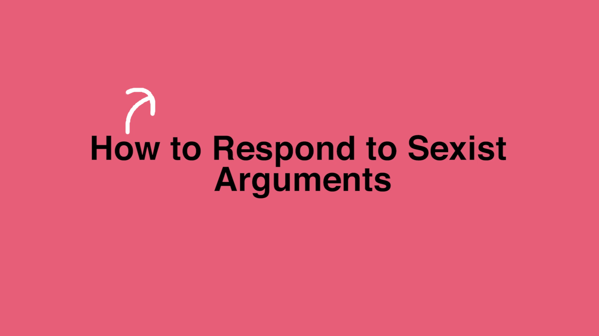 Watch Action Plan for Challenging Sexist