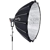 Aputure Light Dome 150 Softbox (5') | 59-inch round softbox with Bowens mount and fabric grid for portraits, interviews and fashion