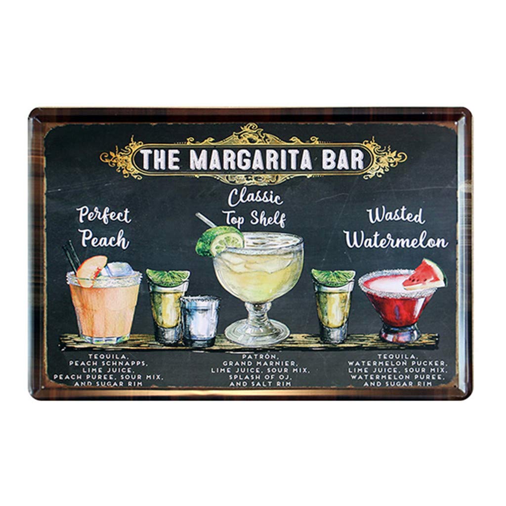 20x30cm Retro Vintage Bar Metal Sign Poster fit for Cafe Bar Restaurant Pub Home Bar Accessories (Beer-M-8)
