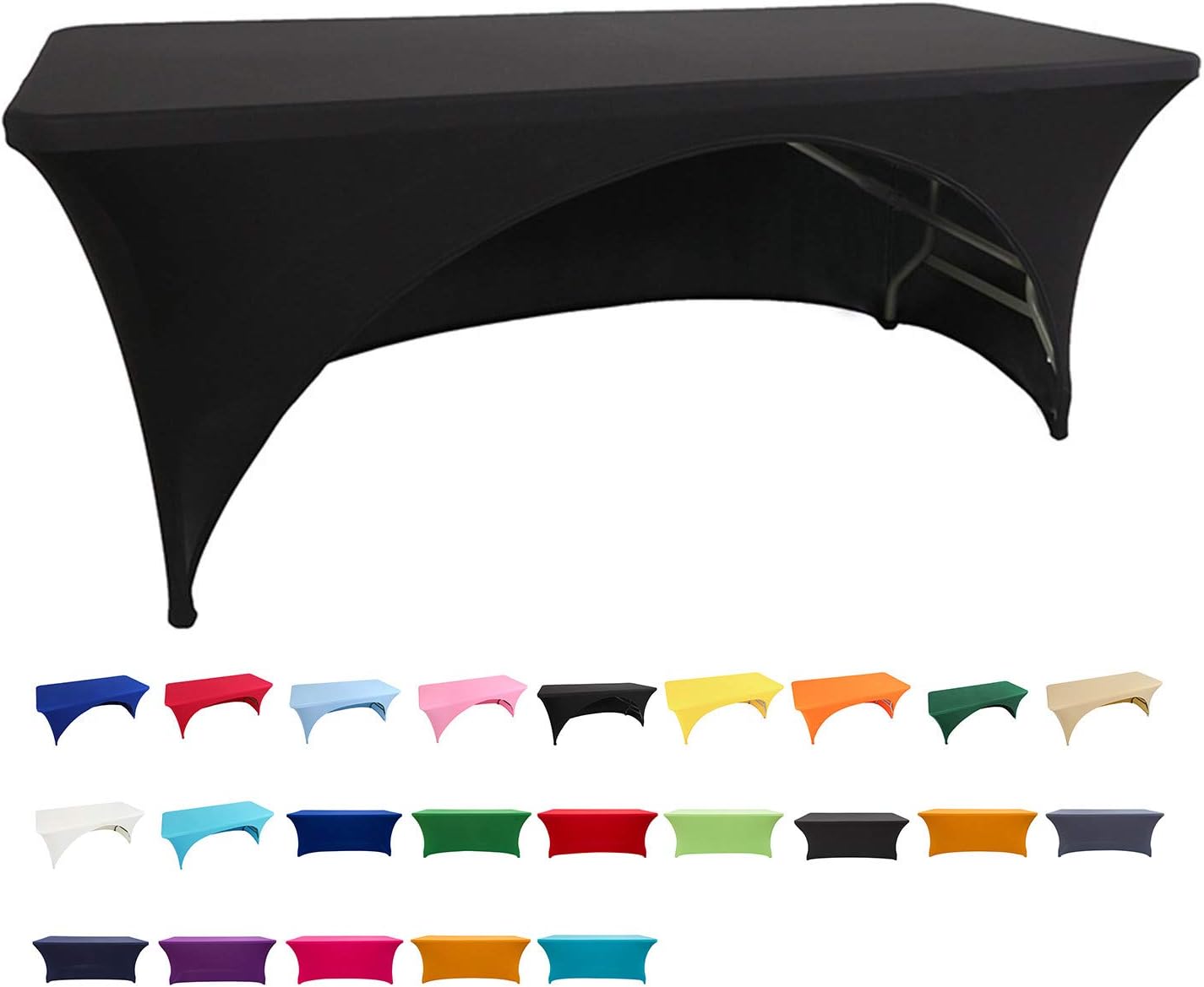 Best black table cloth for 4 ft table