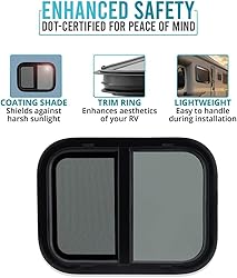 PROFLEX RV Horizontal Sliding Window– 20”W X