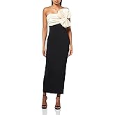 Ronny Kobo Womens Kane Satin Detailed Maxi Dress