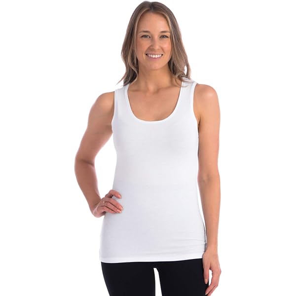 ToBeInStyle Women's Ruched V-Neck Tank Top - Cotton Knit Scoop Back Camisole - View #10