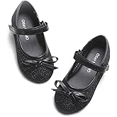 Otter MOMO Toddler/Little Girls Mary Jane Ballerina Flats Shoes Slip-on School Party Dress Shoes