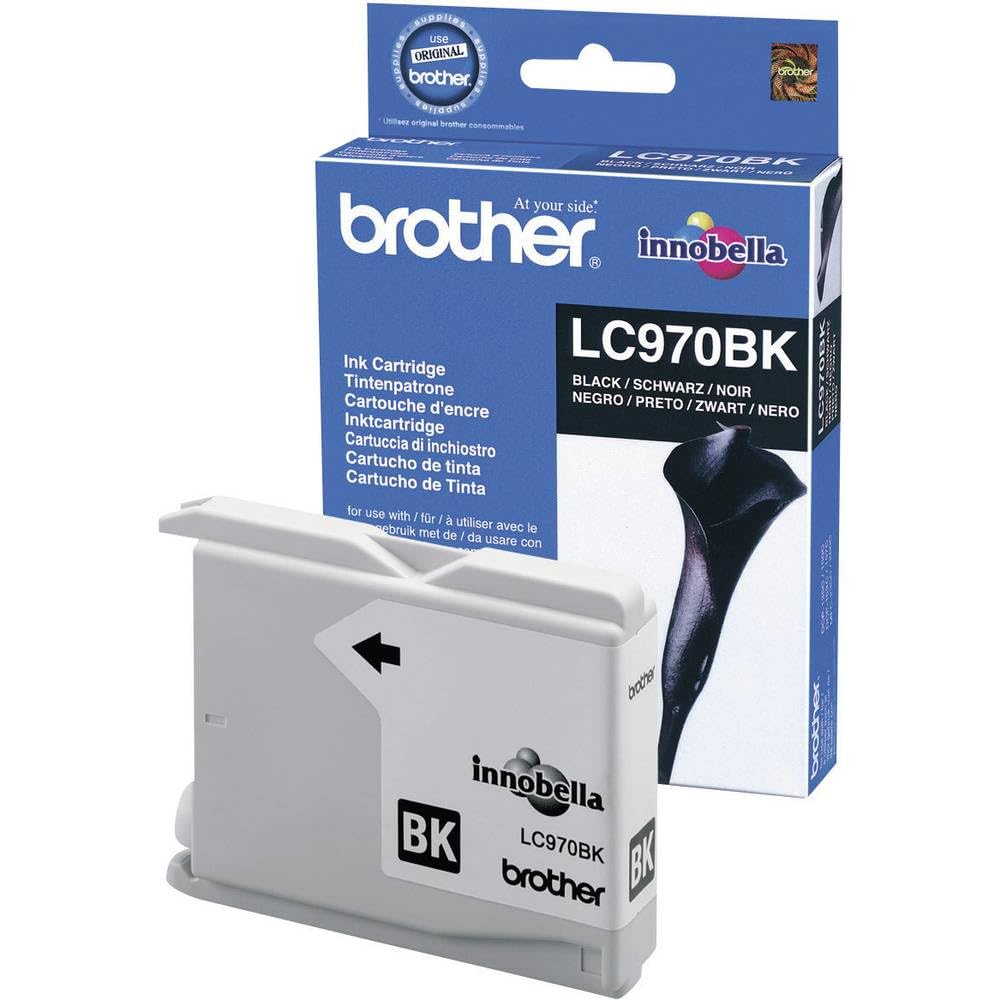 Brother LC970BK - Black - original - ink cartridge - for Brother DCP-135C, DCP-150C, DCP-153C, DCP-157C, MFC-235C, MFC-260C