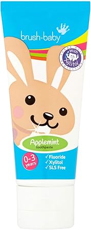 brush baby applemint toothpaste