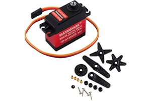 Wishiot TD-8135MG 35KG 360 Degree Continuous Rotation Servo Digital Coreless 500μs-2500μs Large Torque Metal Gear for DIY Robot Robotic RC Model