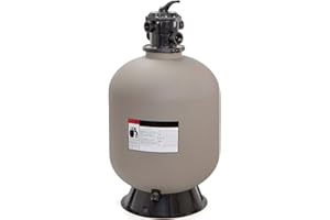 XtremepowerUS 24" Above Inground Swimming Pool Sand Filter System 7-Way Multi-Port Valve Pool Filter up to 29,400 Gallons with Stand