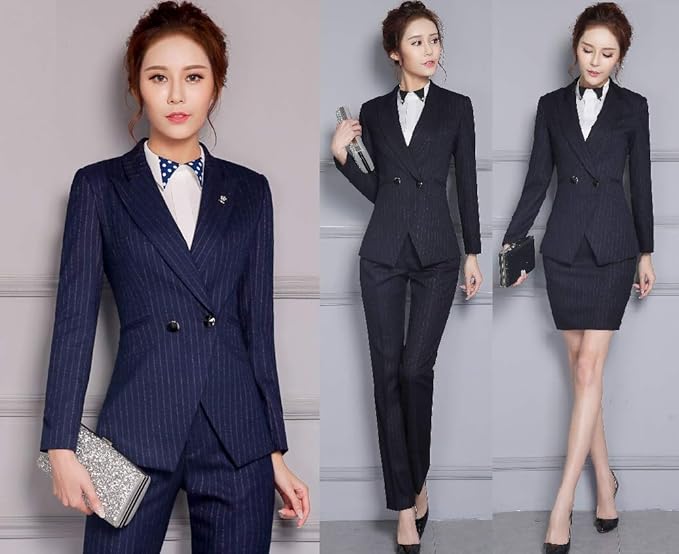 Amazon ファストファッション S 4l 大きい Ol通勤 通学 面接 ビジネス 制服 レディーススーツ コート ジャケット 通販